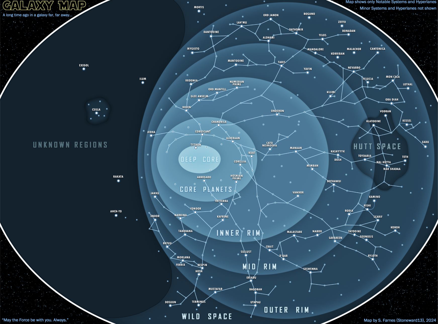 Galactic map — Battle for Hoth