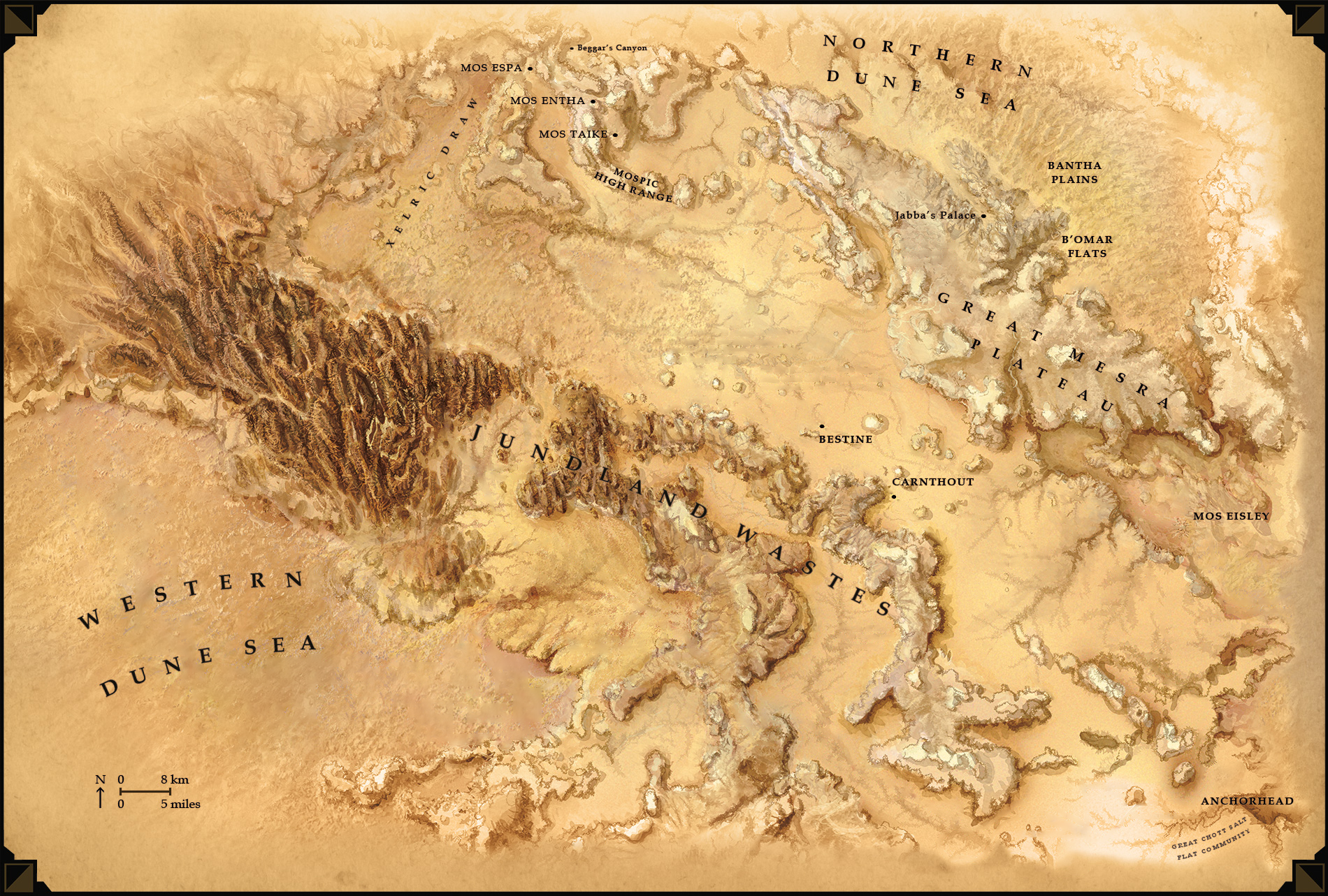 Map of Invasion of Tatooine